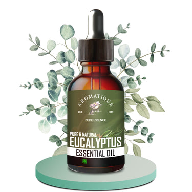 Aromatique Eucalyptus Oil - Pure & Undiluted Eucalyptus Essential Oil - For Hair & Skin Care (15ml)